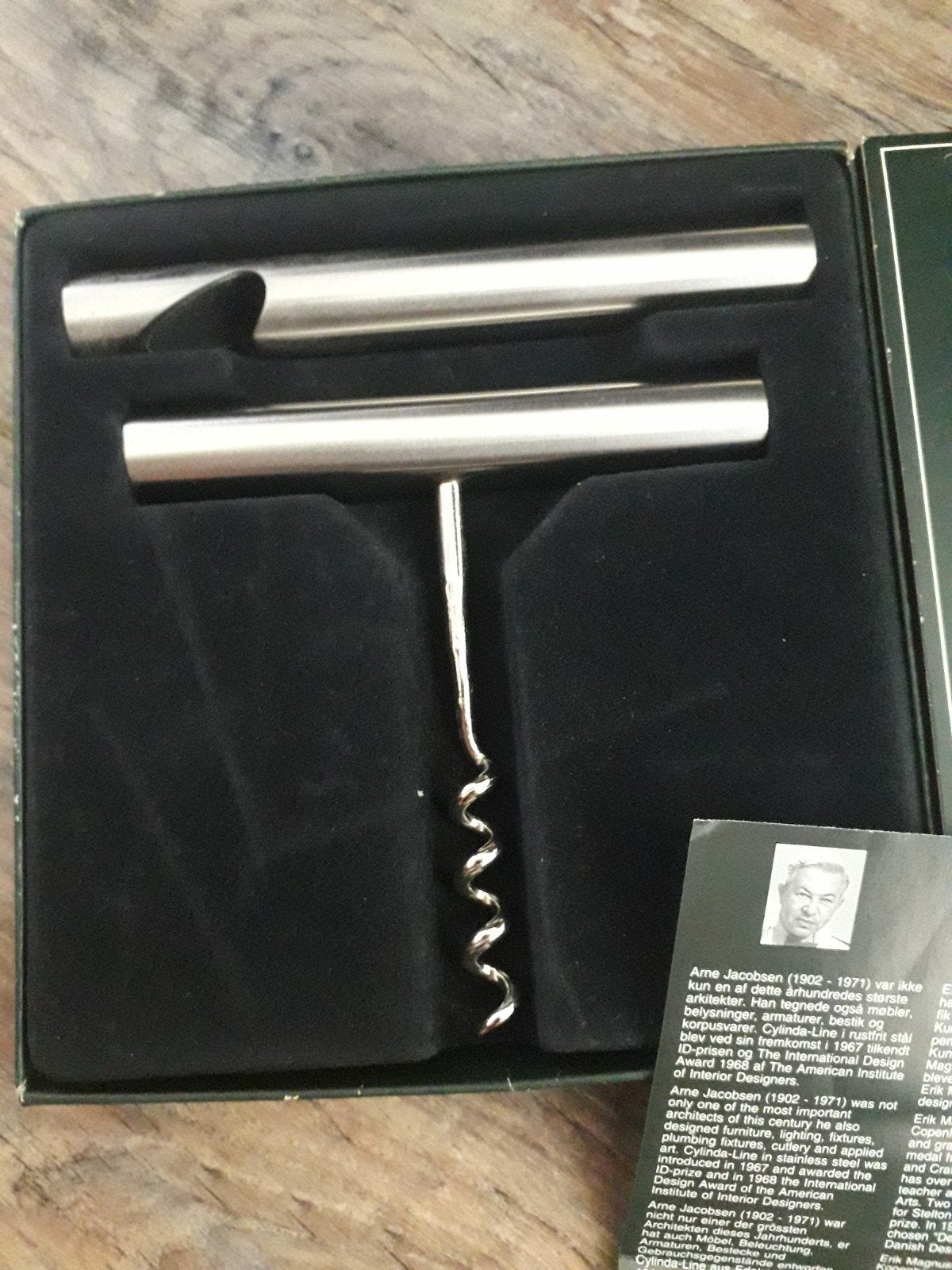 Stelton bar set openers kurkentrekker design RVS, Ophalen of Verzenden, Nieuw