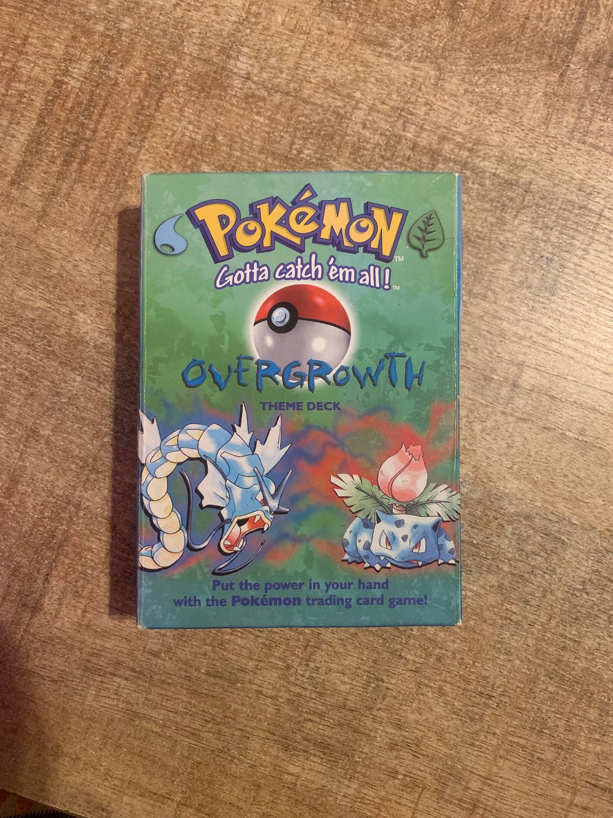 Lege Doos + Boekjes & Munt Pokémon Overgrowth Theme Deck, Ophalen of Verzenden, Zo goed als nieuw