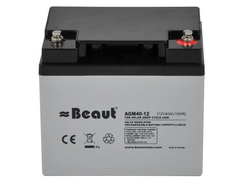 Beaut AGM 40 Ah accu - moveraccu, Auto-onderdelen, Accu's en Toebehoren, Ophalen of Verzenden, Nieuw