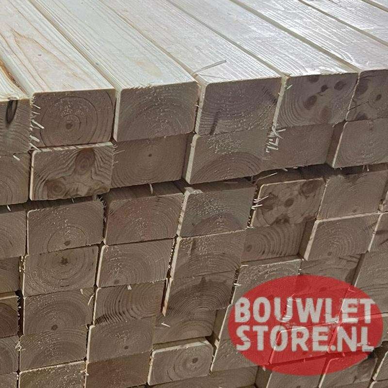 Vuren balken SLS | vurenhout balk | 50 x 75 mm | geschaafd, Doe-het-zelf en Verbouw, Hout en Planken, 25 tot 50 mm, Nieuw, Ophalen of Verzenden