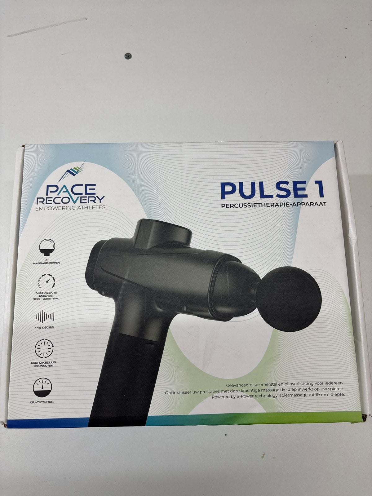Nieuwe Pace Recovery Pulse 1 Massage Gun, Ophalen, Nieuw, Apparaat