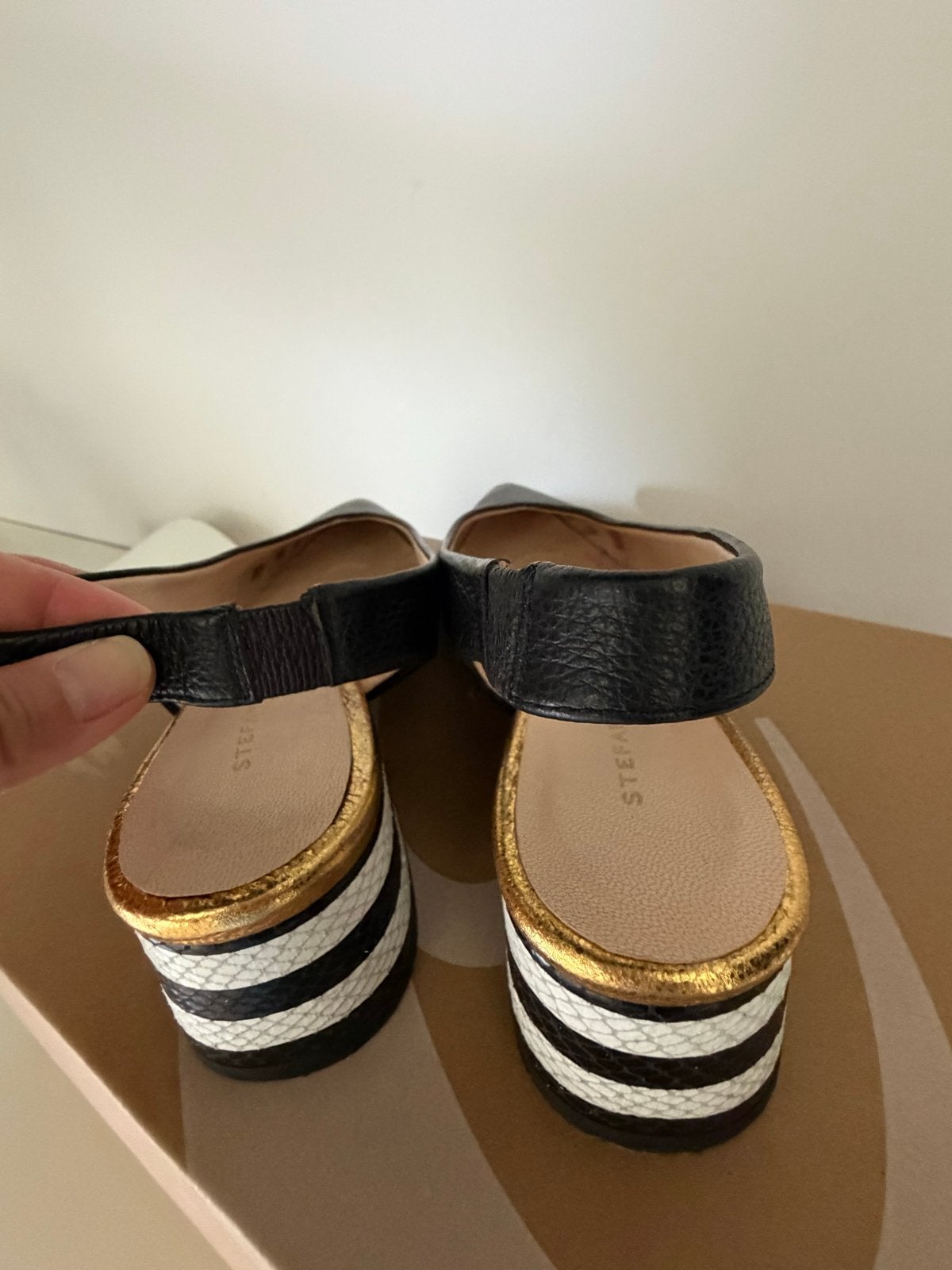 Stefano Lauran Slingback Pumps Zwart, maat 36, Kleding | Dames, Schoenen, Ophalen of Verzenden, Zo goed als nieuw, Zwart, Pumps