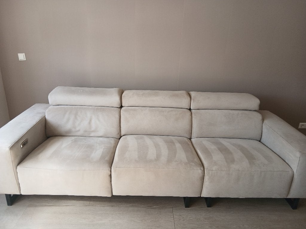 Bankstel elektrisch 2,5 persoons, Ophalen, Overige materialen, 250 tot 300 cm, Overige maten