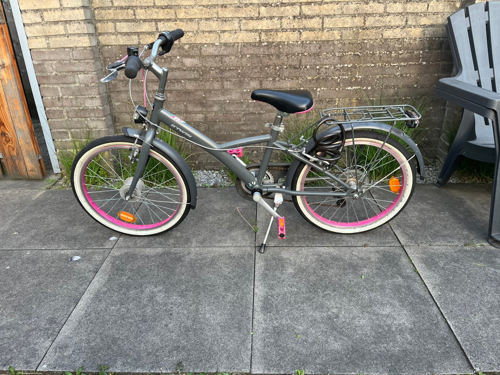 Meisjesfiets Btwin 16 inch, Ophalen, Gebruikt, 16 tot 20 inch