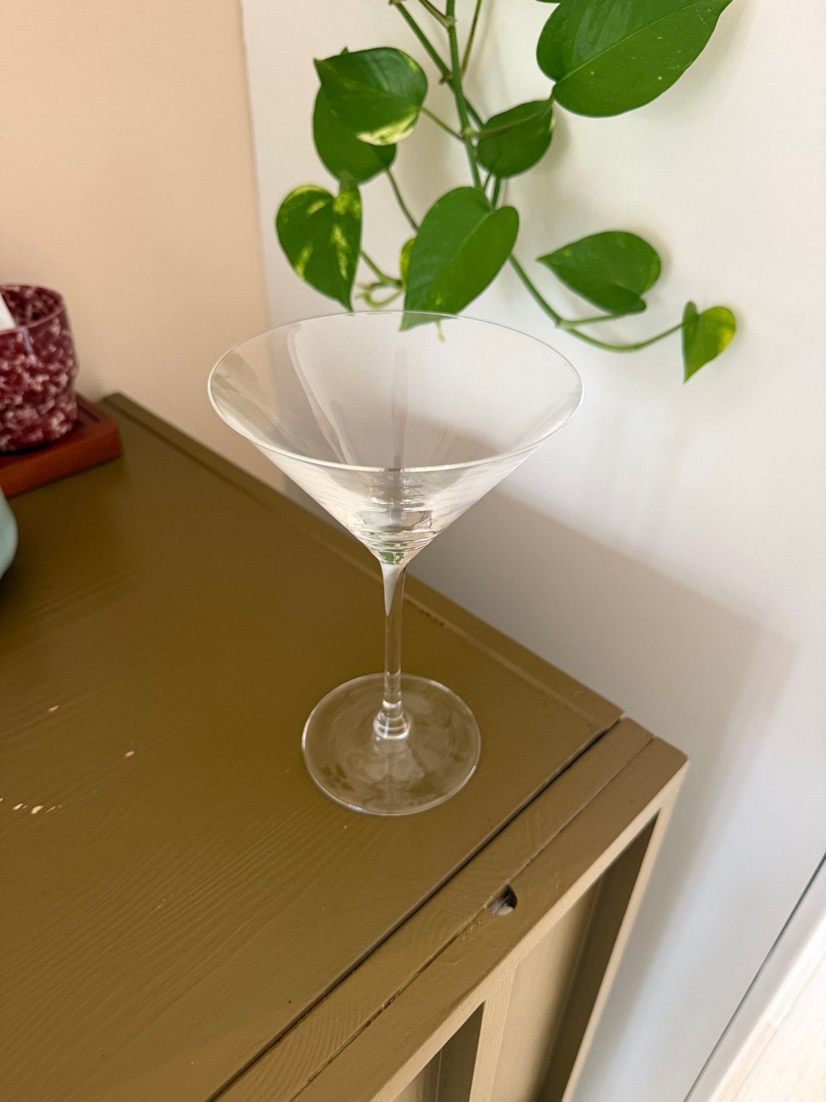 8 Stijlvolle trechter Cocktail Glazen, Overige typen, Ophalen, Zo goed als nieuw, Glas