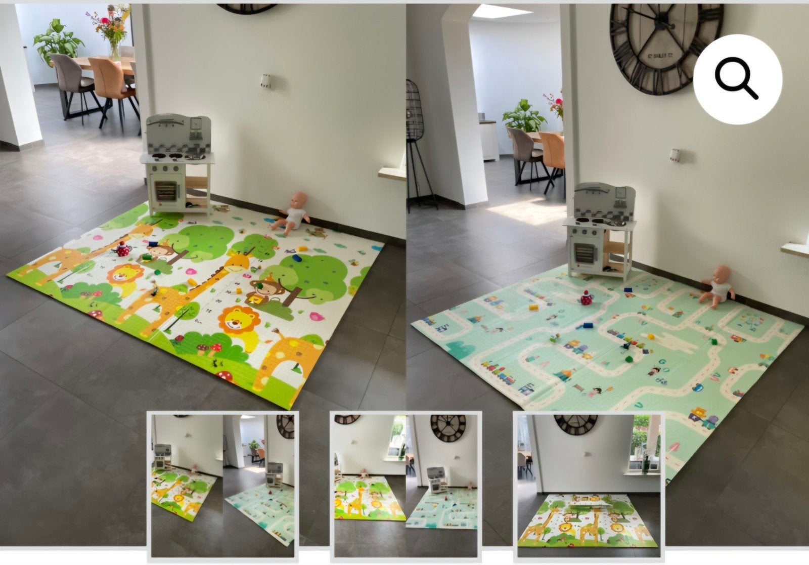 Speelmat XL 180x200cm, 1,5cm dik, Kinderen en Baby's, Speelgoed | Speelkleden, Ophalen, Zo goed als nieuw