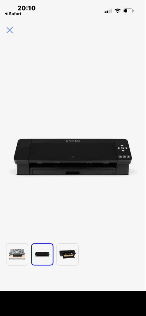 Silhouette Cameo 4 Snijmachine Zwart, Ophalen of Verzenden, Zo goed als nieuw