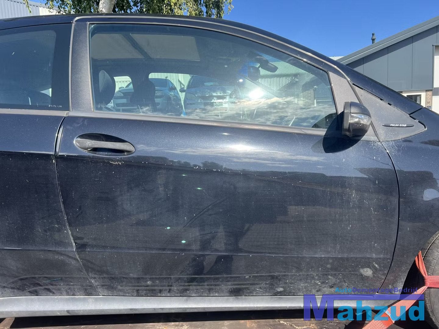 MERCEDES A KLASSE W169 Zwart 191 rechts deur 2004-2012, Gebruikt, Mercedes-Benz AG, Deur, Mercedes-Benz