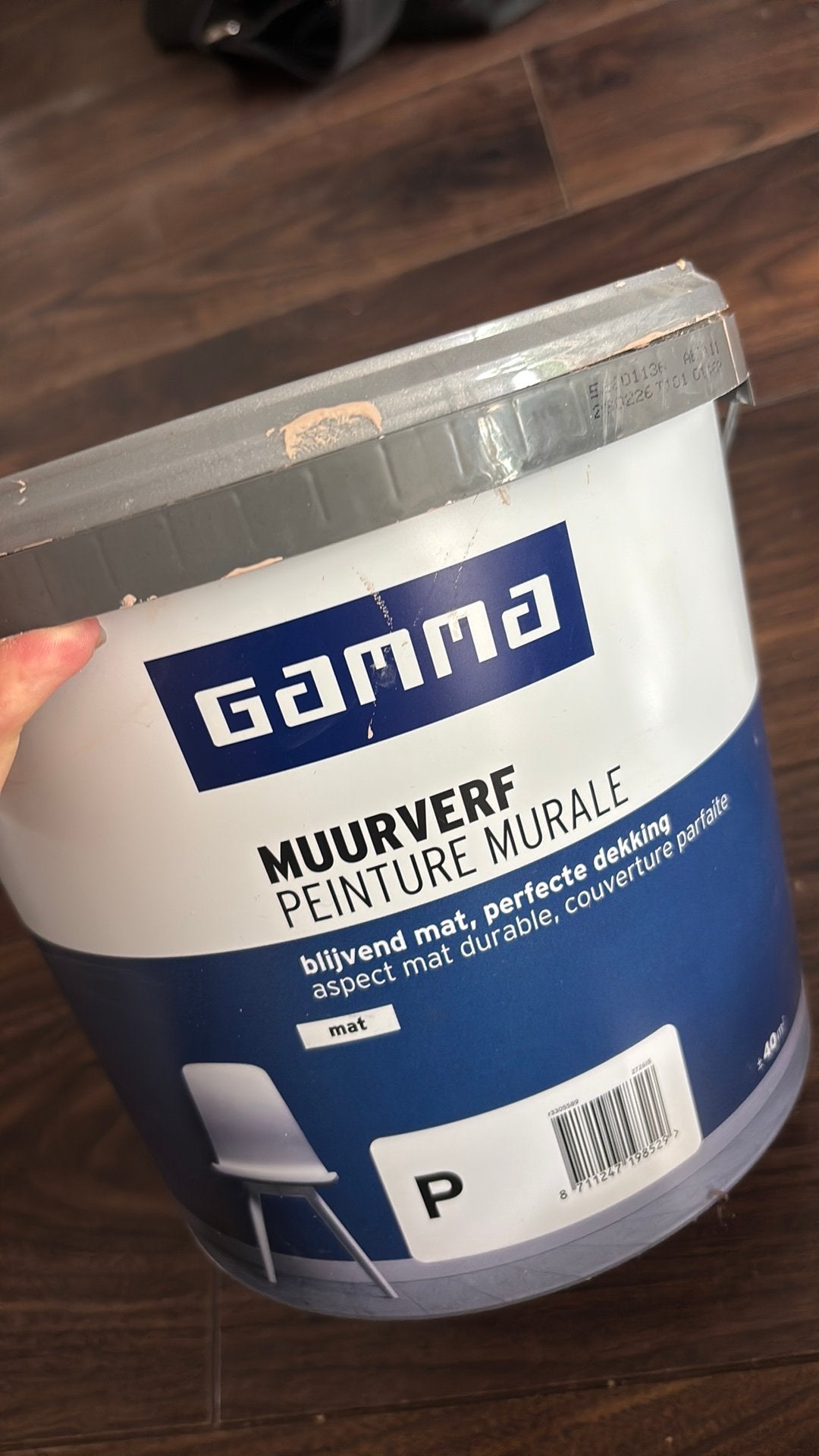 Muurverf Gamma, Ophalen, Zo goed als nieuw