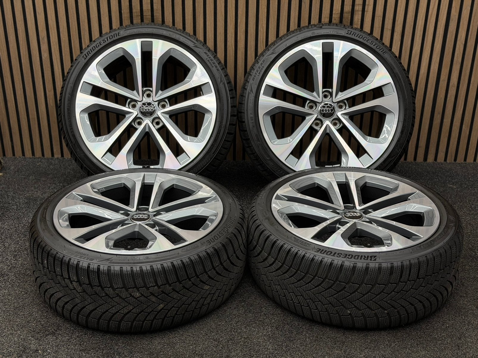 Originele 18 inch Audi A3 S3 8Y 5x112 ET46 Bridgestone 2025, Ophalen, 18 inch, ., Banden en Velgen
