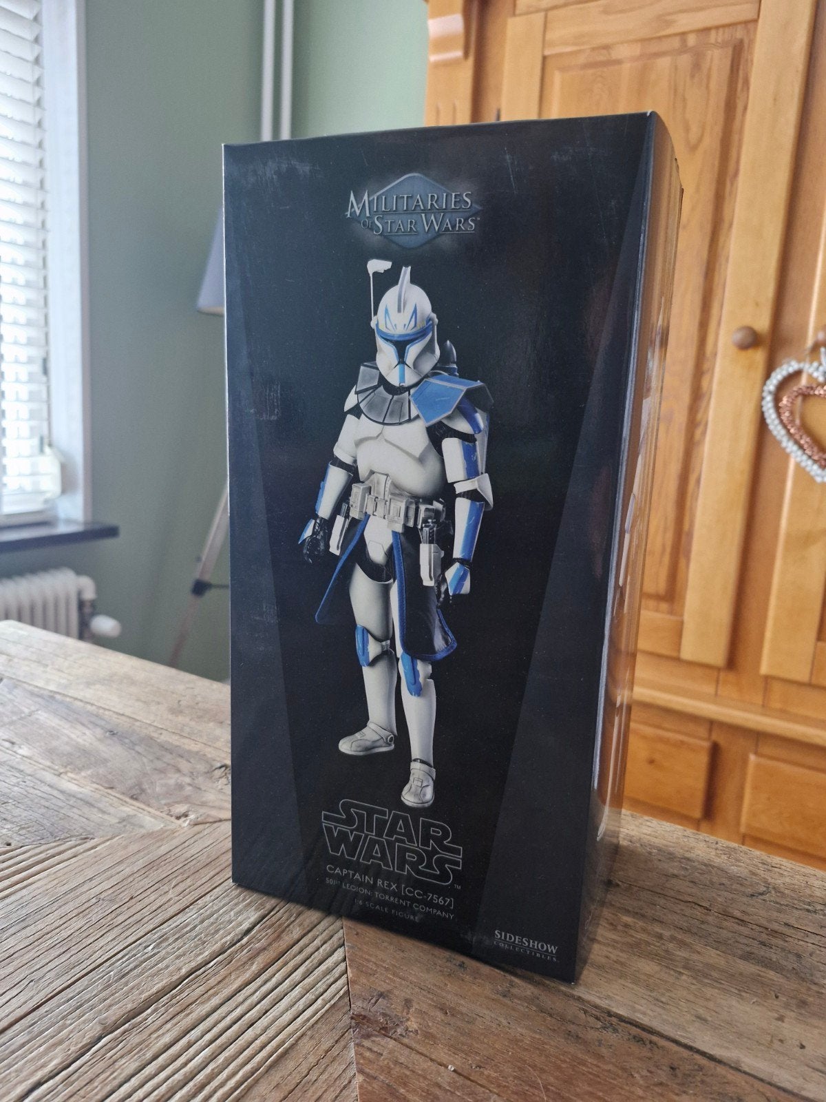 Sideshow Star Wars 1/6 Clone Captain Rex Phase 1, Ophalen of Verzenden, Zo goed als nieuw, Actiefiguurtje