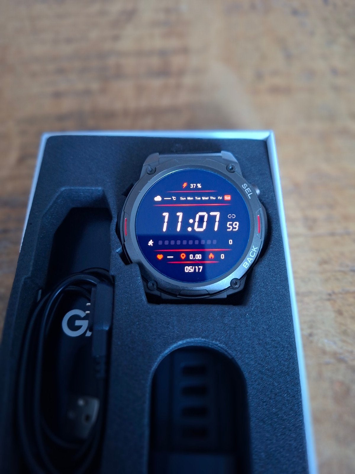 Nieuwe grijze heren Gard Pro smartwatch Ultra 2+, Ophalen, Nieuw, Grijs, Gardpro Ultra 2+
