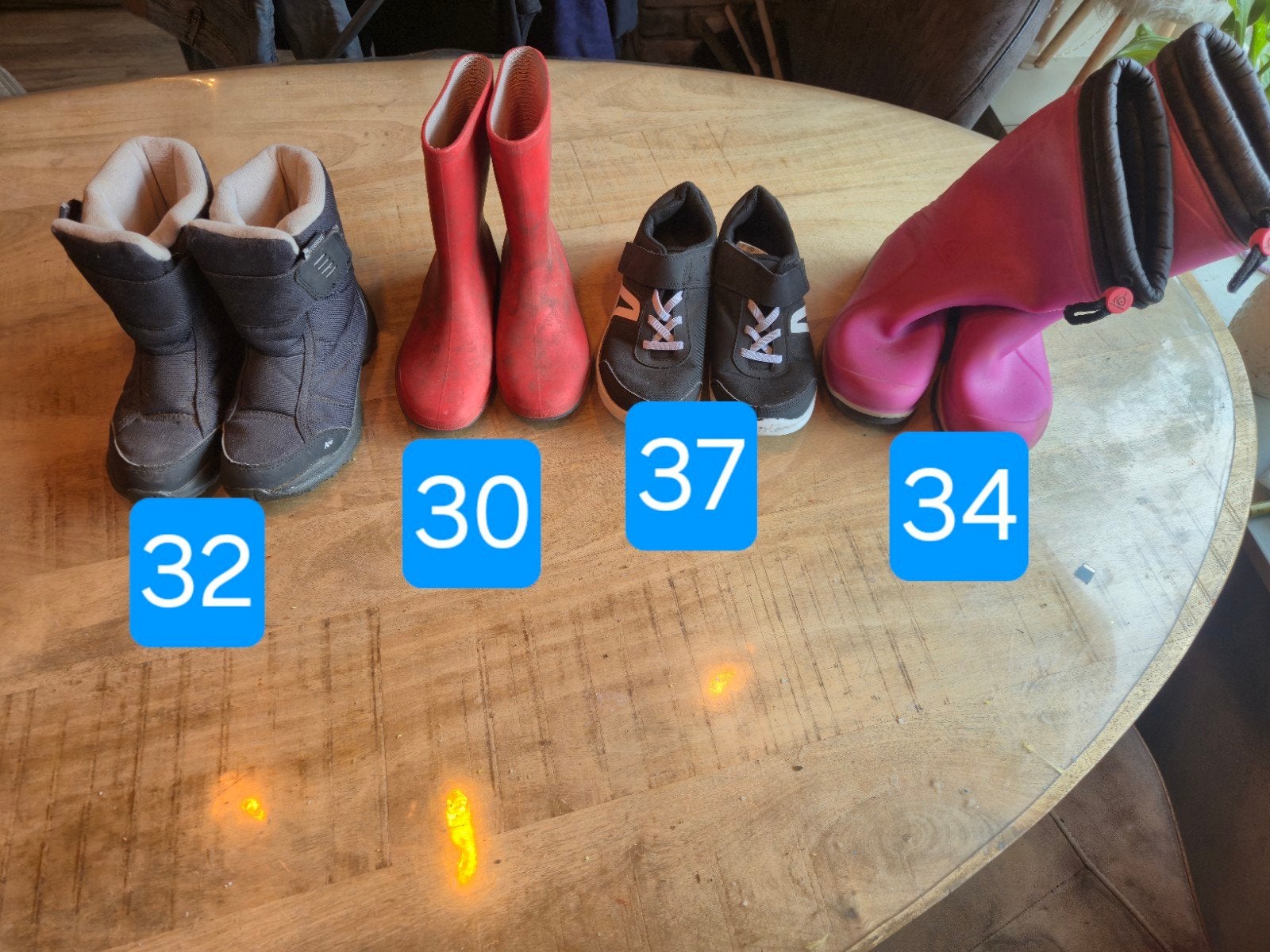 Diverse kinderschoenen en laarzen - maten 30, 32, 34, 37, Ophalen of Verzenden, Gebruikt, Jongen of Meisje, Laarzen