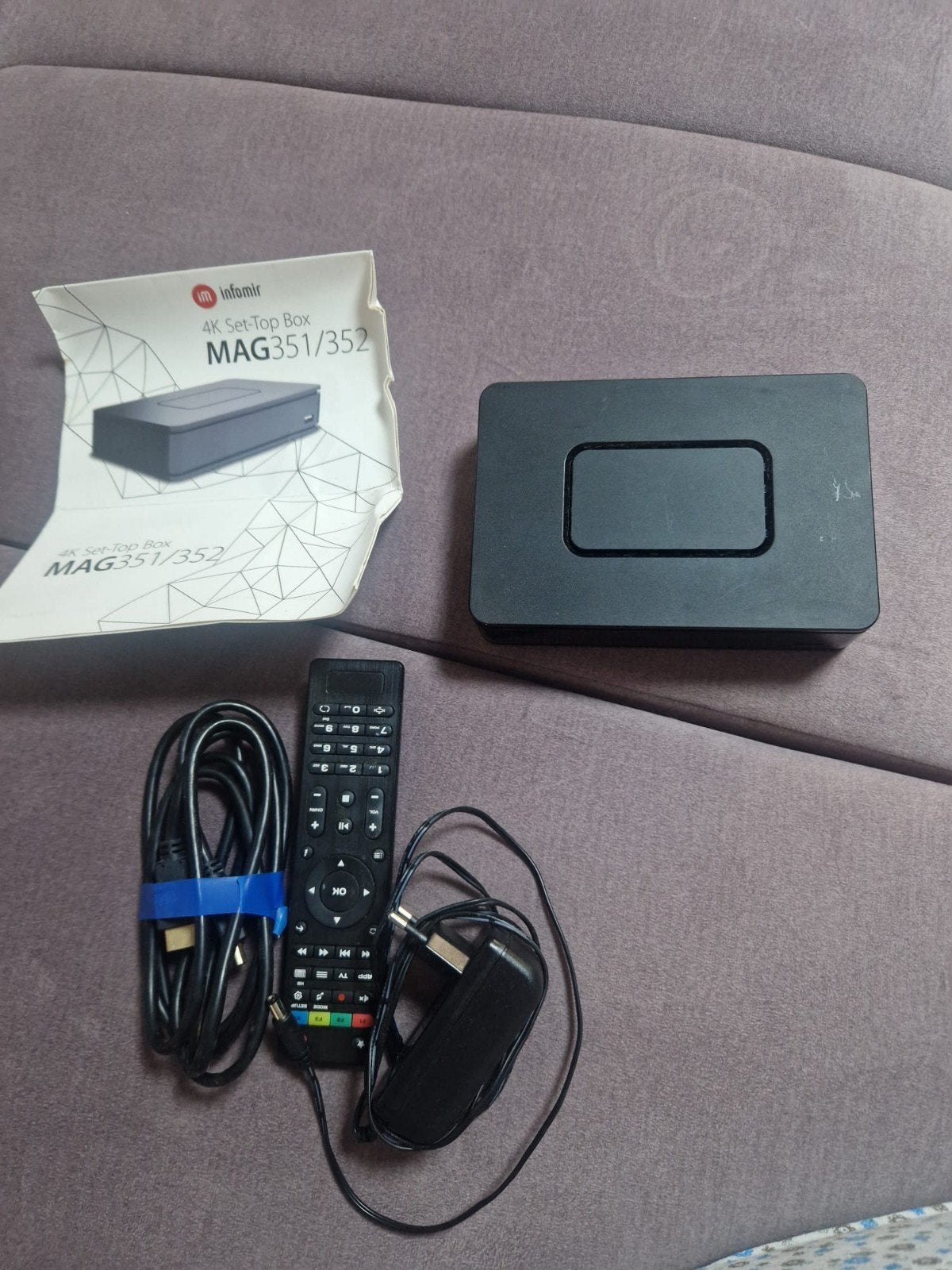 Infomir MAG351/352 4K Set-Top Box, Ophalen, Zo goed als nieuw, Decoder