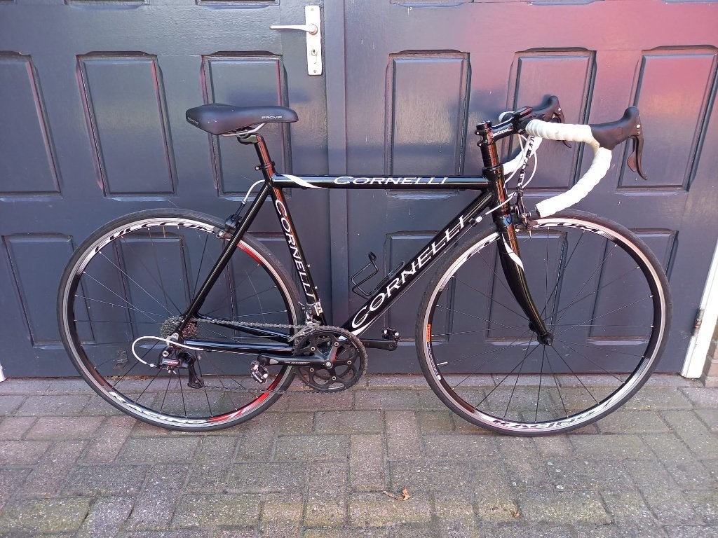 Dames racefiets met Campagnolo Mirage afmontage, Fietsen en Brommers, Fietsen | Racefietsen, Gebruikt, Velgrem, Aluminium, Overige maten
