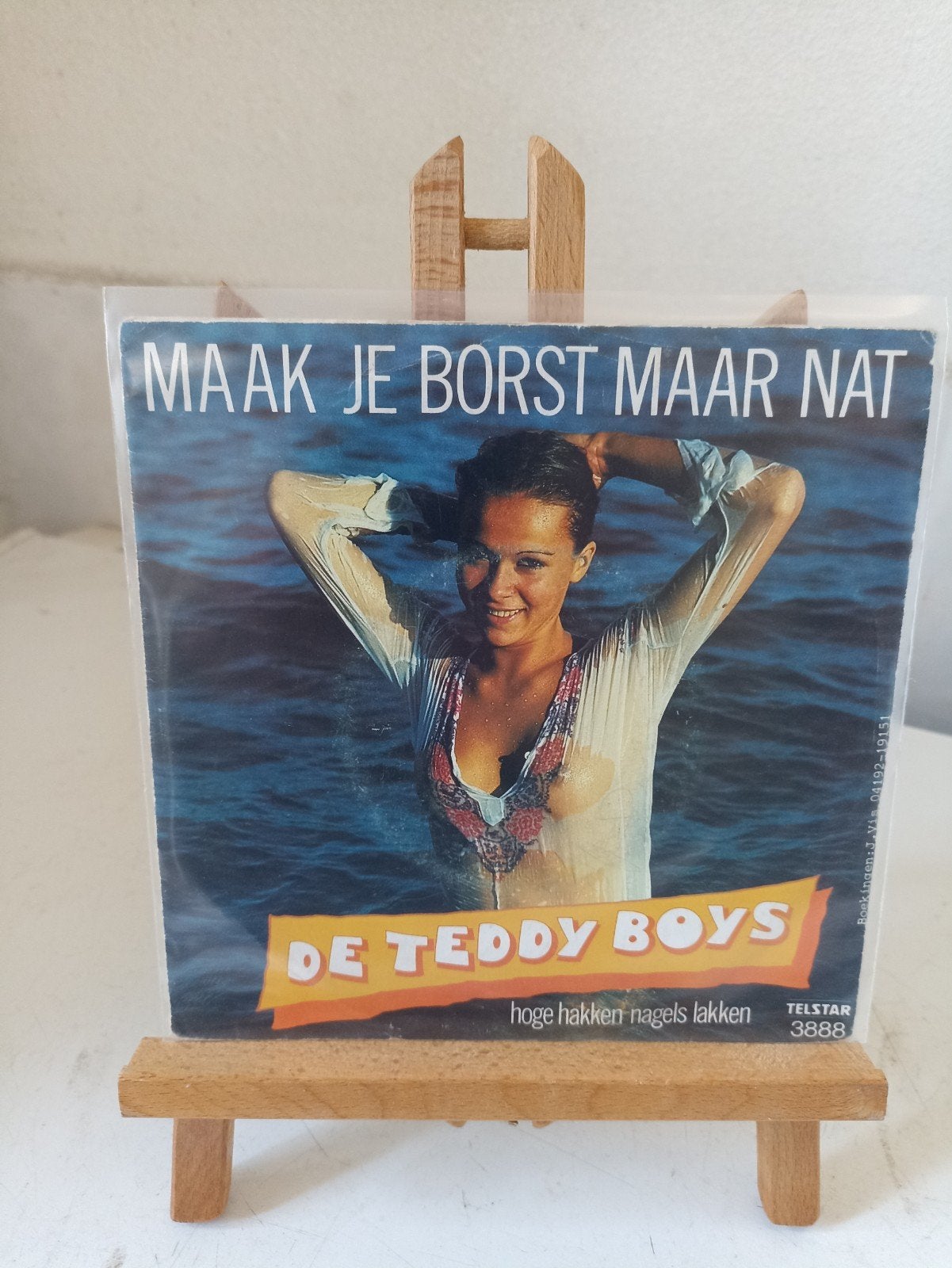 De Teddy Boys - Maak Je Borst Maar Nat (Vinyl Single), Ophalen of Verzenden, Gebruikt, 7 inch, EP