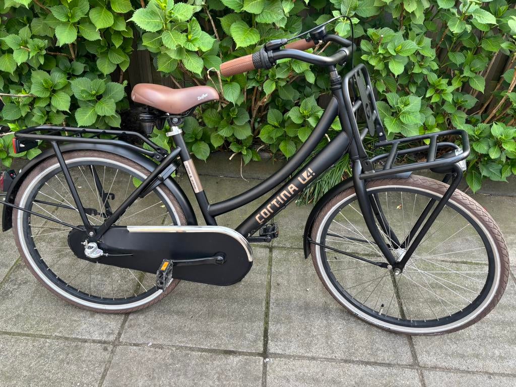 Cortina u4 24inch matt black, Ophalen, Zo goed als nieuw, 24 inch, Versnellingen