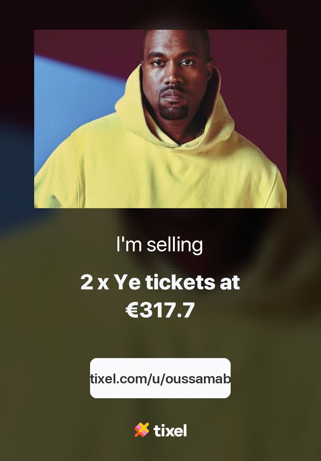 Front P1 zitplekken kanye west gelredome, Twee personen, Juni, Levenslied