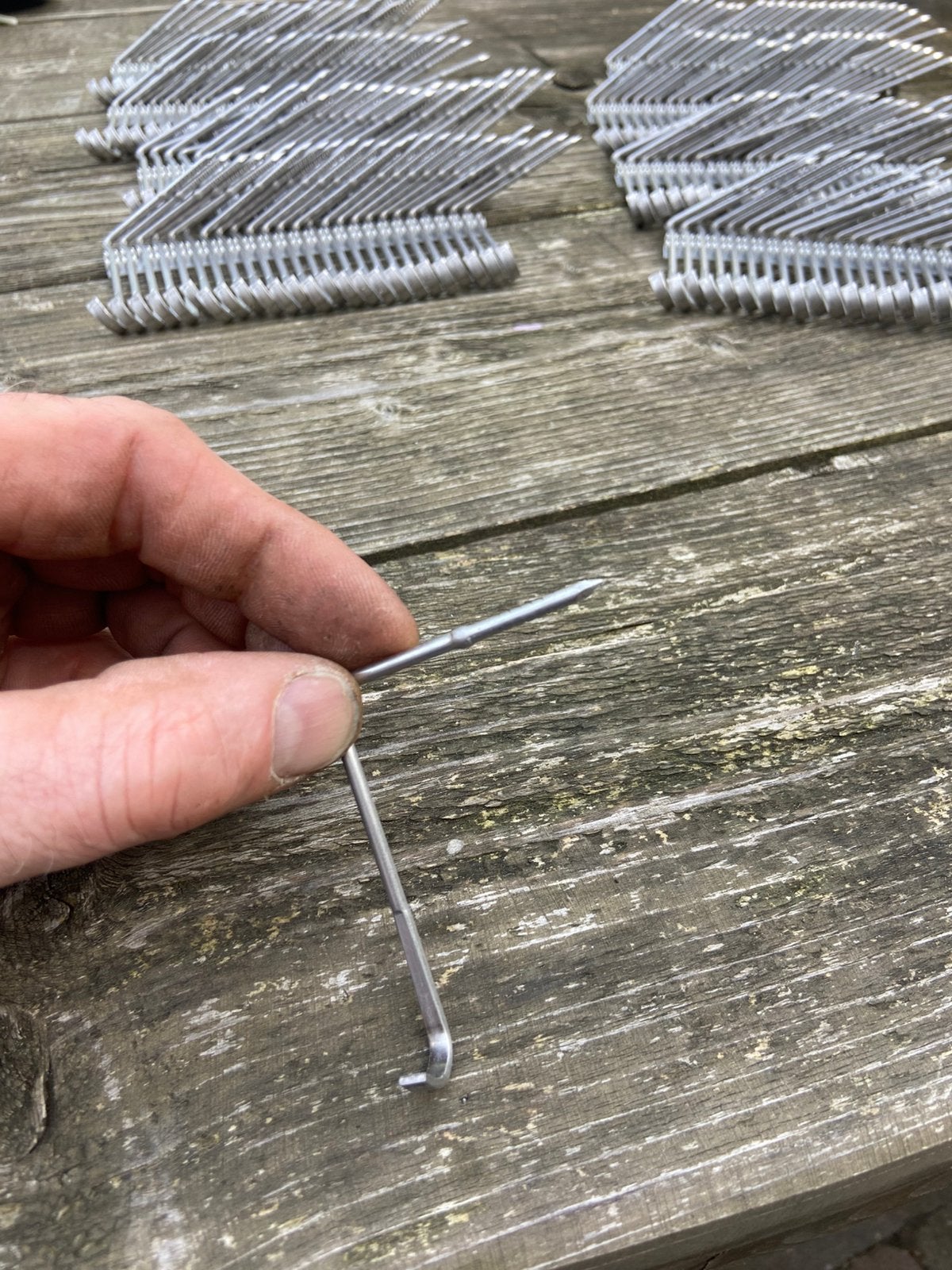 Dakpanspijkers RVS Fos.209 stuks NIEUW., Doe-het-zelf en Verbouw, Nieuw, Ophalen of Verzenden, Spijkers, Minder dan 50 mm