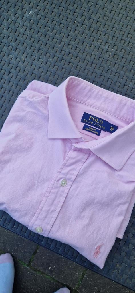 Ralph Lauren blouse - Lichtroze - Zo goed als nieuw, Ophalen of Verzenden, Zo goed als nieuw, Roze, Ralph Lauren