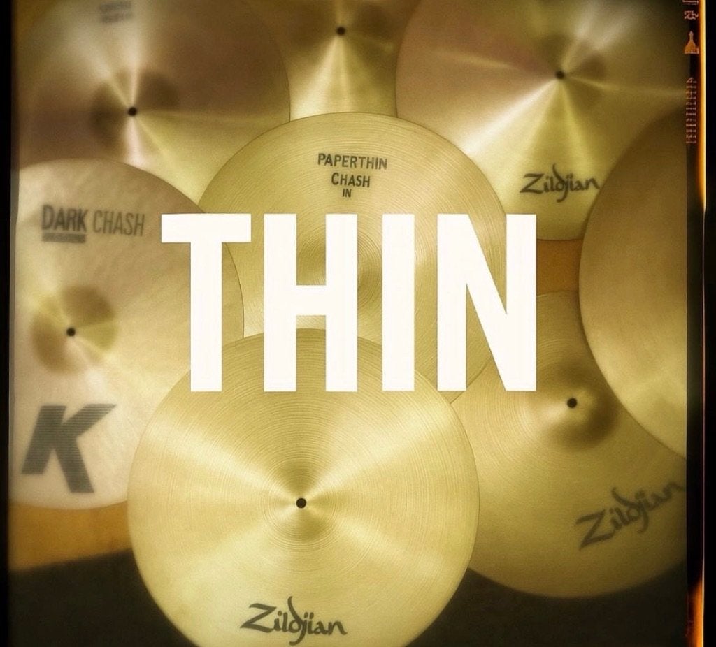 Zildjian THIN Collection €75–€1.000, Muziek en Instrumenten, Gebruikt, USA, Drums of Percussie, Ophalen of Verzenden