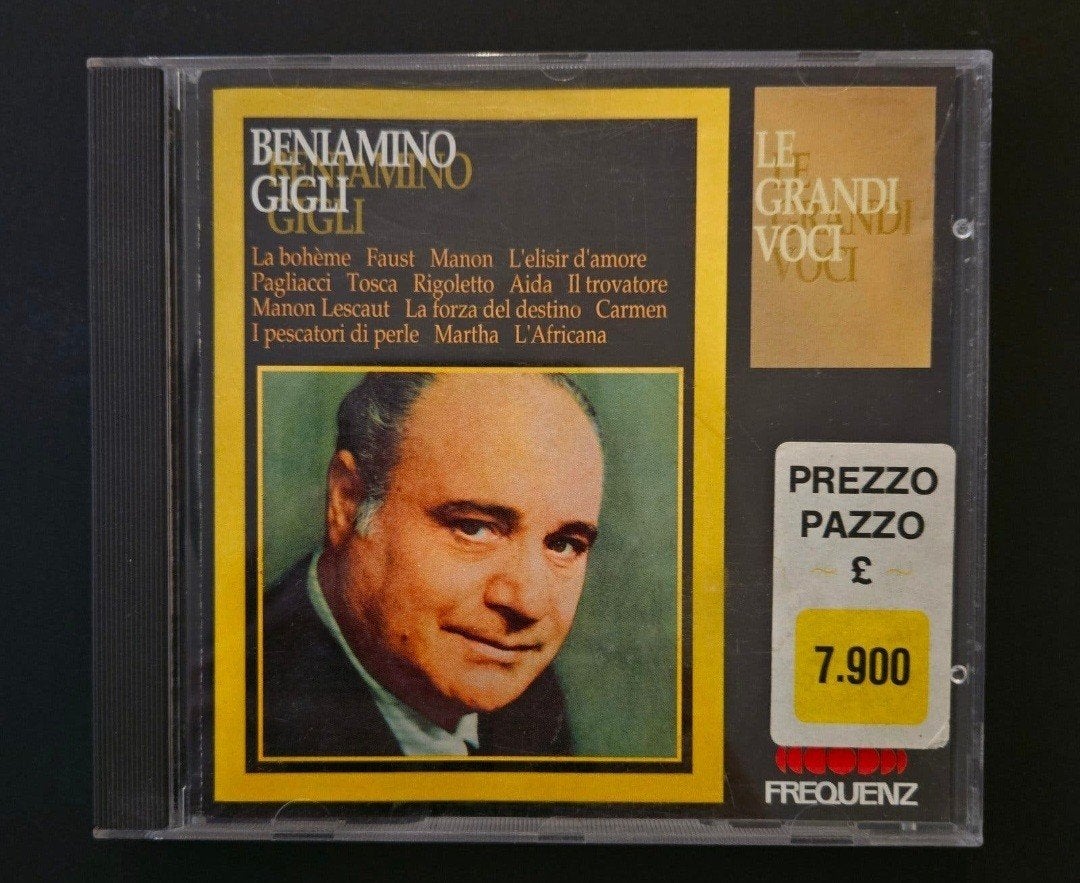 Beniamino Gigli – Le Grandi Voci, Ophalen of Verzenden, Romantiek, Zo goed als nieuw, Opera of Operette