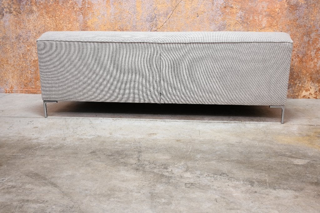 IZG Staat beigekleurige stoffen Design on Stock Bloq bank, Design on Stock, 75 tot 100 cm, Ophalen of Verzenden, Rechte bank