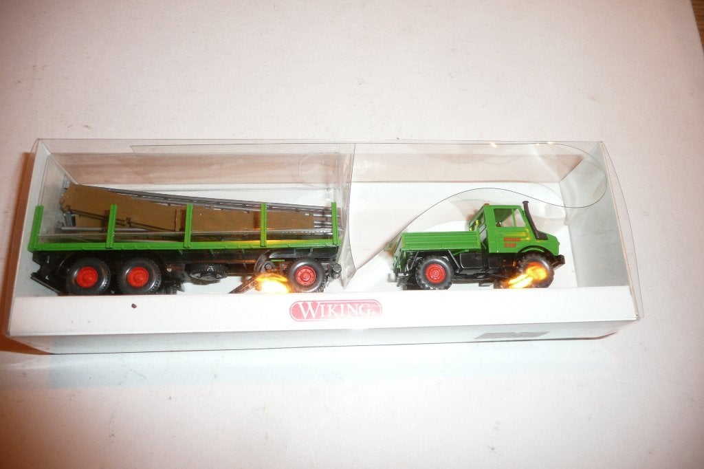 HO spoor Wiking Unimog steigerwagen WIMO in OVP / landbouw?, Overige merken, Gelijkstroom of Wisselstroom, Overige typen, Nieuw
