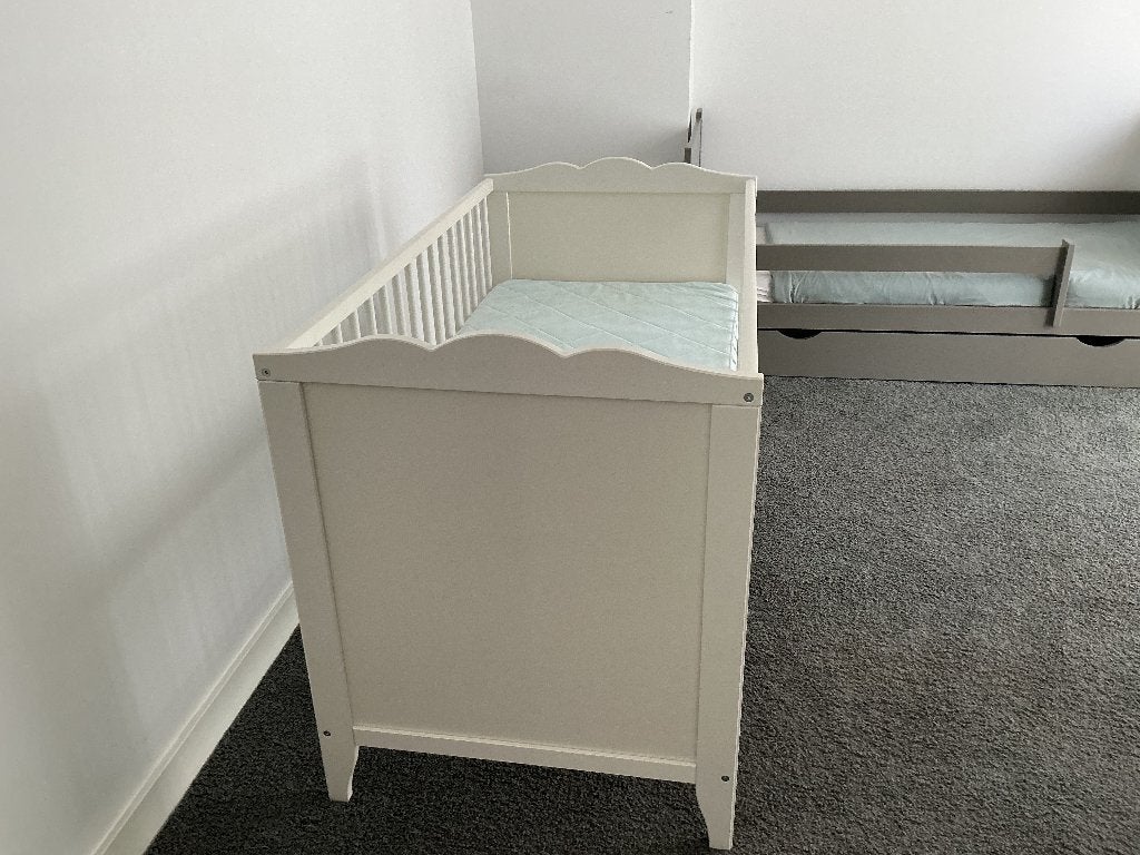 Babybetje, Kinderen en Baby's, Ophalen, Zo goed als nieuw, Minder dan 140 cm, Matras
