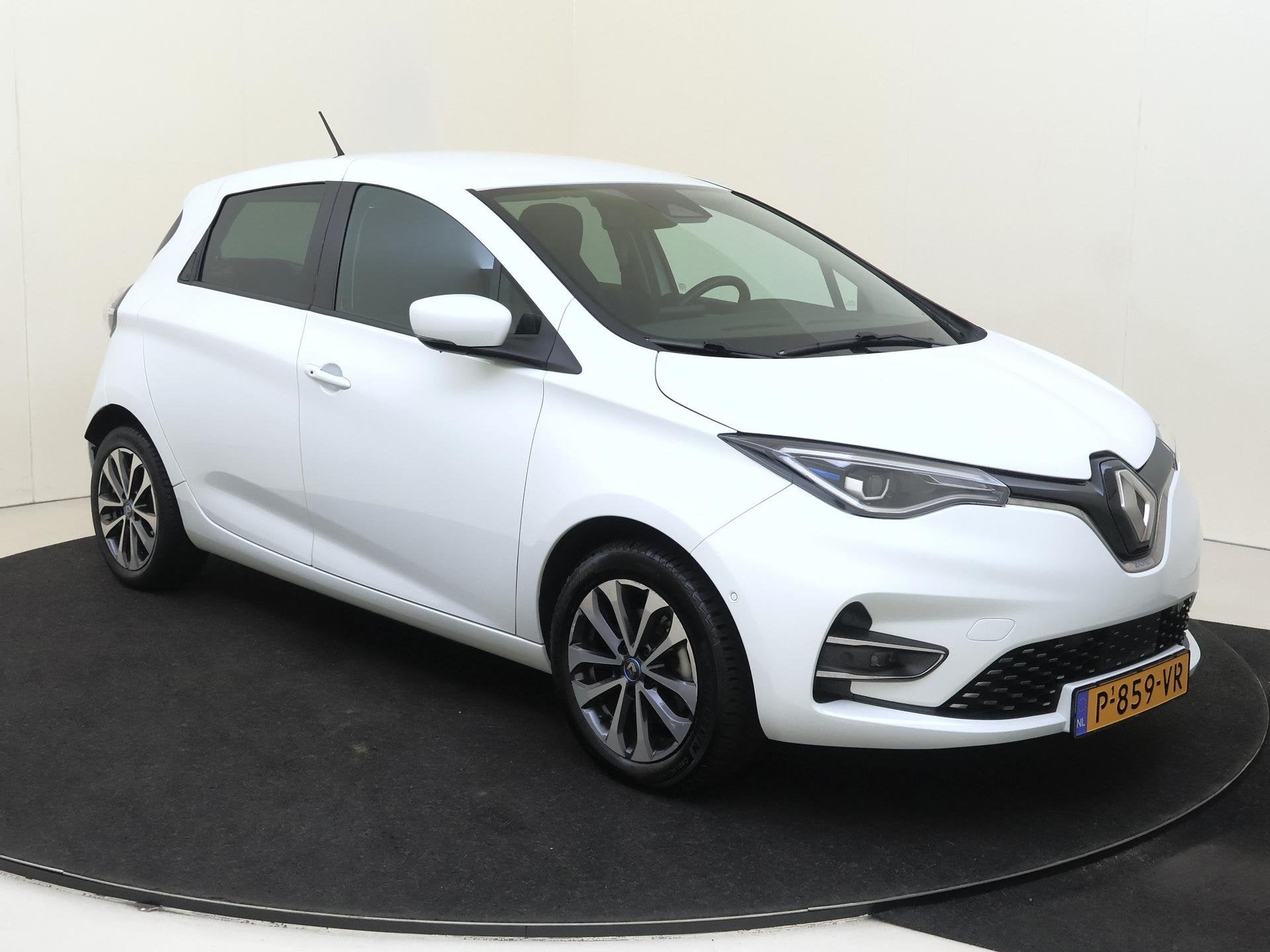 Renault ZOE R135 Intens 52 kWh KOOPACCU (Incl Koopaccu)| Nav, Auto's, Renault, Gebruikt, 180 min, Wit, 385 km