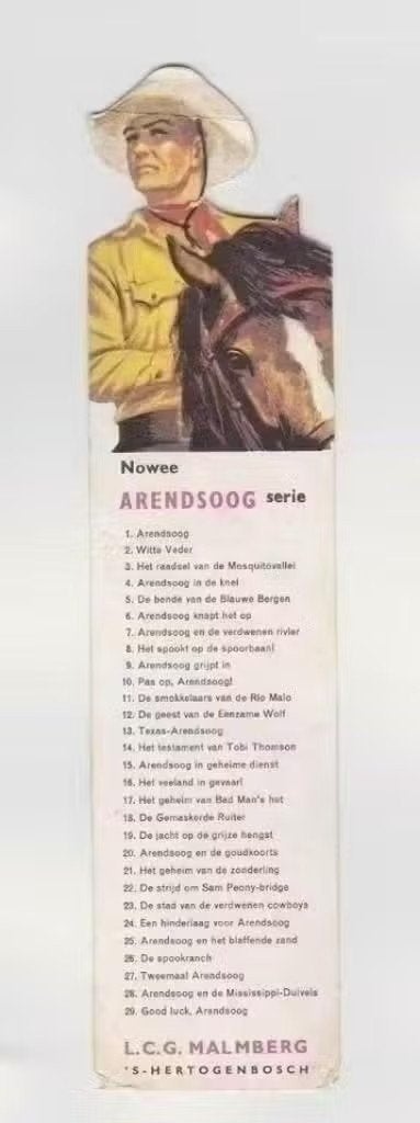 Boekenlegger Arendsoog Nowee Witte Veder Pim Pandoer., Ophalen of Verzenden, Zo goed als nieuw
