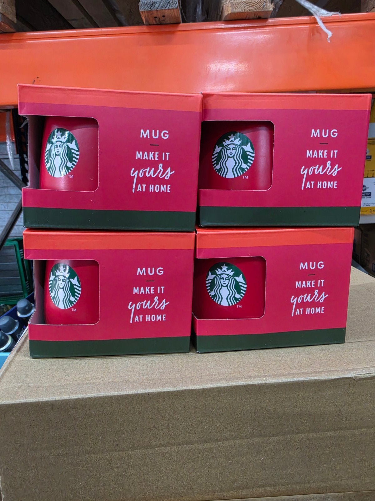 Starbucks Keramische Mok Rood - Nieuw in doos, Overige typen, Nieuw, Ophalen of Verzenden, Steen/keramiek