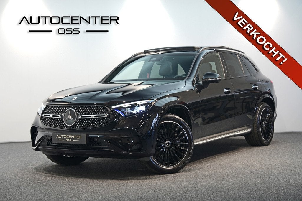Mercedes-Benz GLC 300e 4MATIC AMG Premium+ ✅ LUCHTVERING, Automaat, 12 maanden, Gebruikt, Zwart