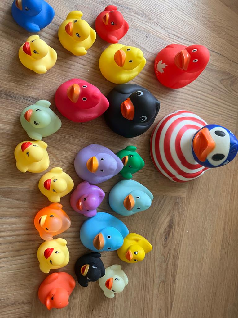 Set van diverse badeendjes - gratis af te halen, Ophalen, Gebruikt, Overige typen