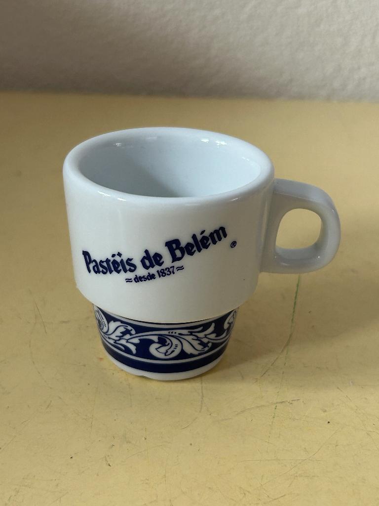 porseleinen espressokopje bakkerij Pastéis de Belém, Overige typen, Ophalen of Verzenden, Zo goed als nieuw, Overige stijlen