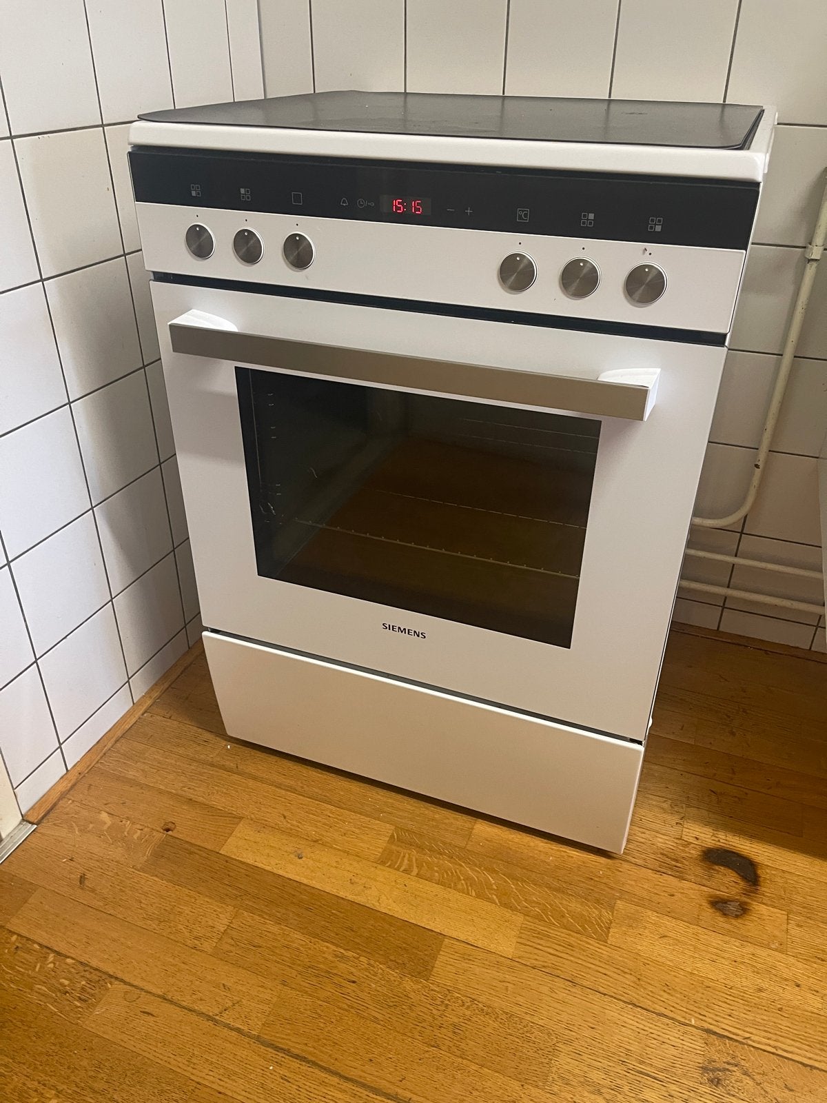 Siemens Keramisch Fornuis met Oven - Zo goed als nieuw, Ophalen, 60 cm of meer, Keramisch, 4 kookzones