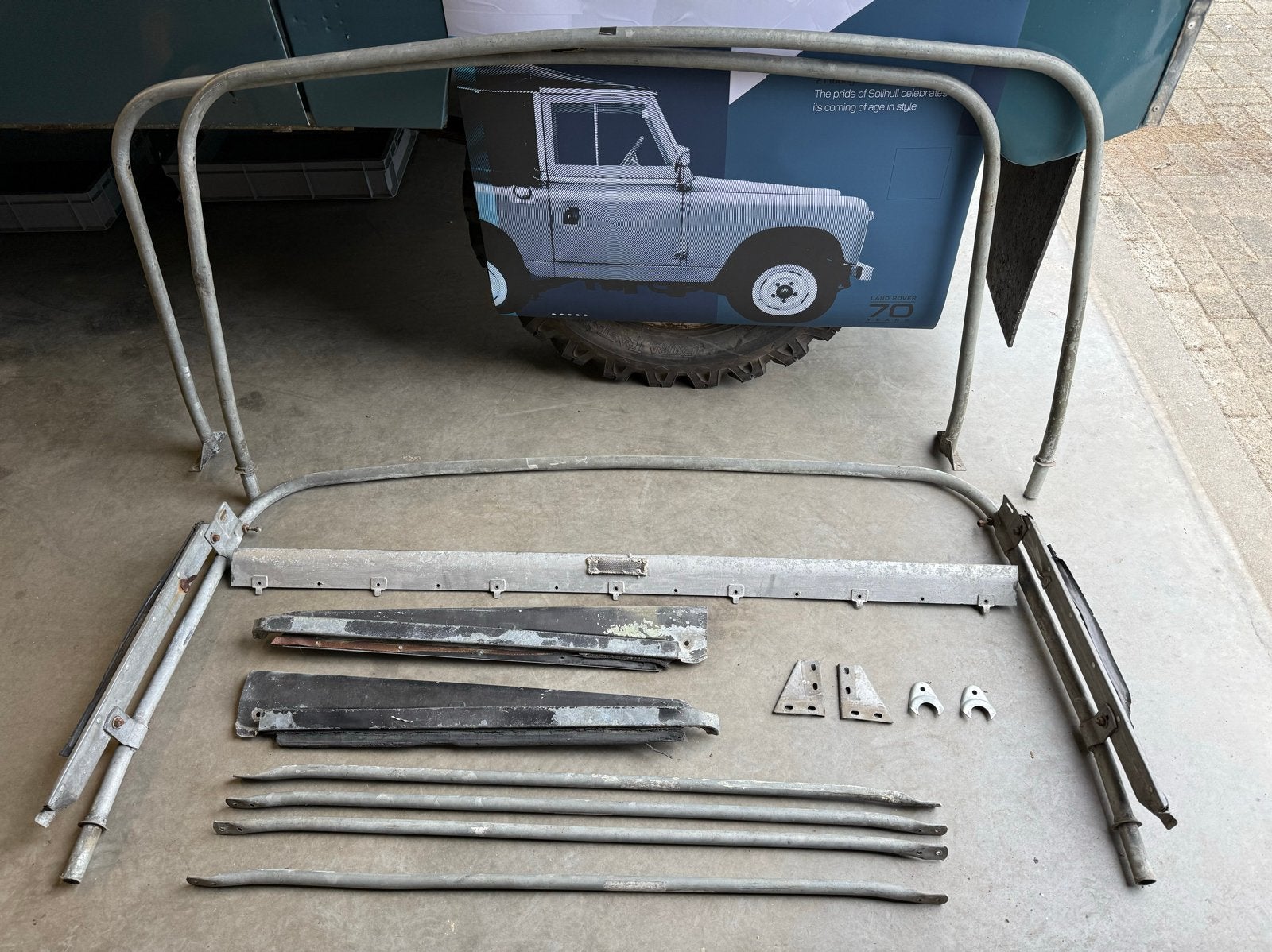 Softtop frame Land Rover Series 2/3 109 inch, Ophalen, Gebruikt, Land Rover