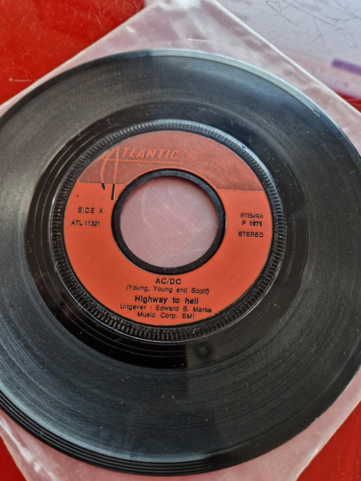 AC/DC Highway to hell, Ophalen of Verzenden, Gebruikt, 7 inch, Rock en Metal
