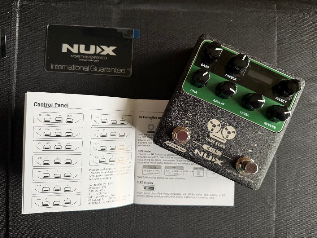 NUX NDD 7 Tape  Echo Space Reverb, Ophalen of Verzenden, Zo goed als nieuw, Delay of Echo