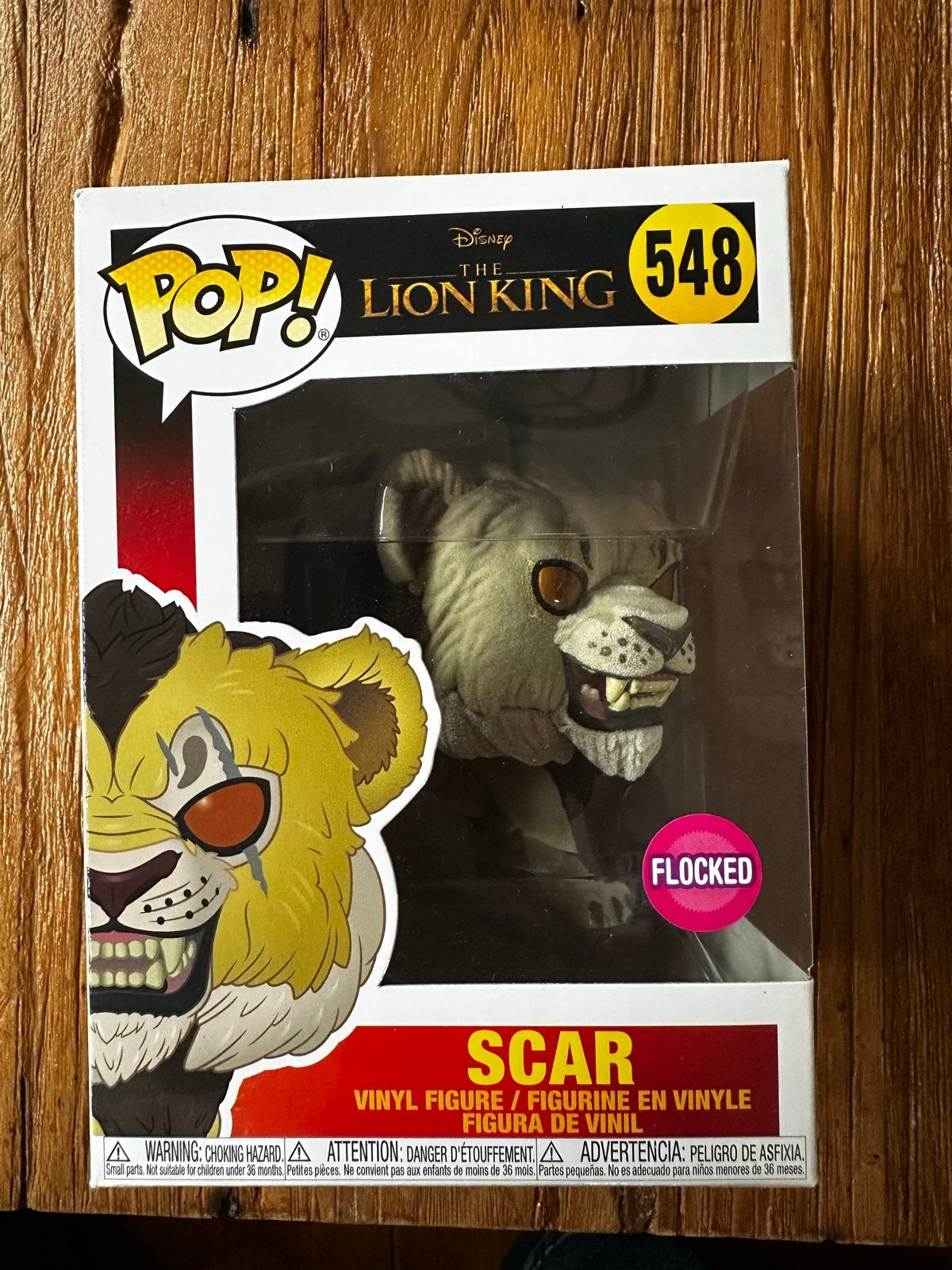 Funko Pop! Disney The Lion King Scar Flocked #548, Verzamelen, Ophalen of Verzenden, Nieuw