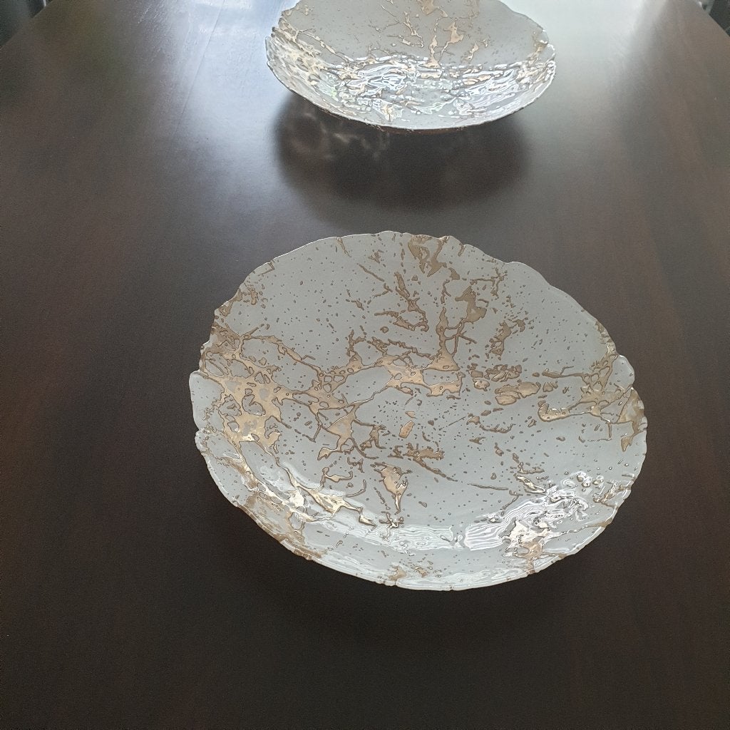 2 design schalen 50 cm, Schaal, Rond, Nieuw, Ophalen of Verzenden