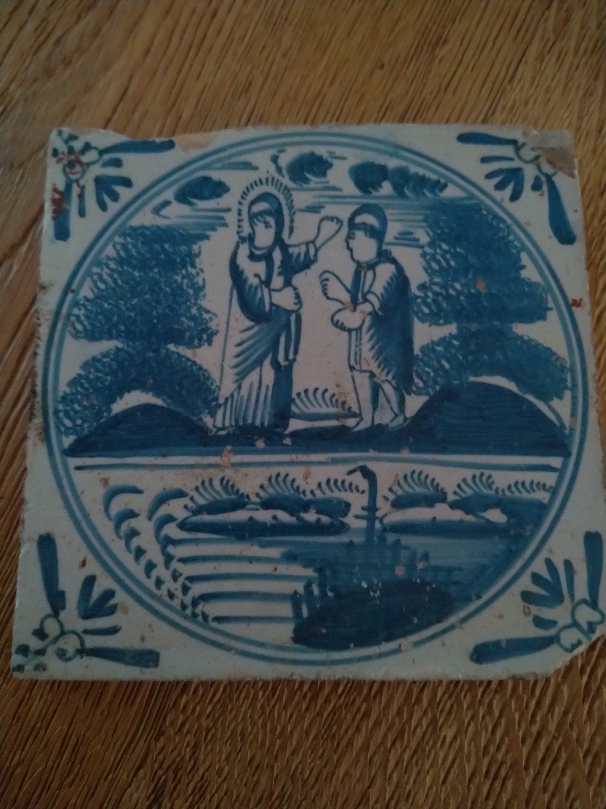 Delfts blauwe tegel, Ophalen of Verzenden