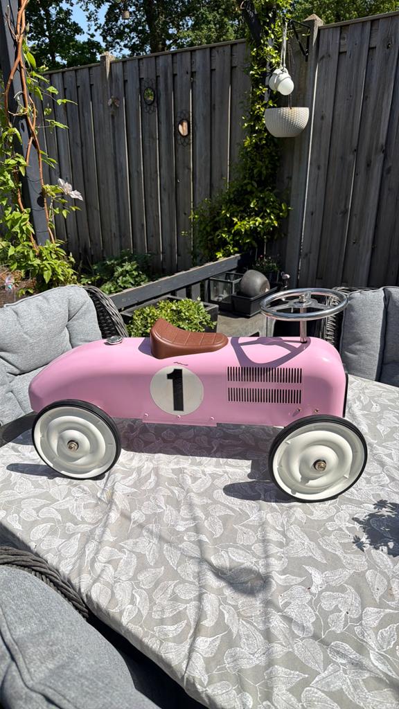 Retro loopauto - roze, Ophalen, Zo goed als nieuw