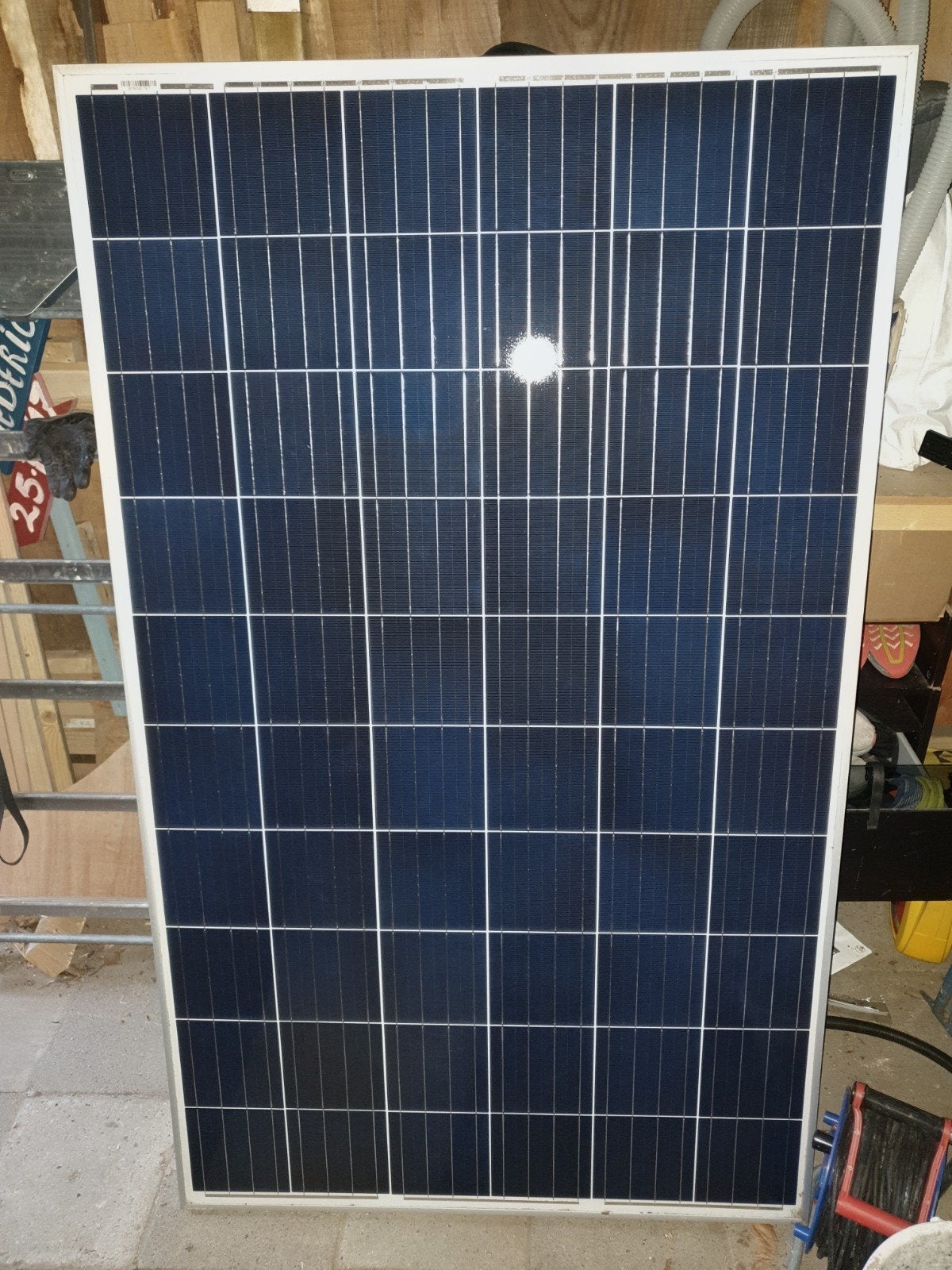 8 zonnepanelen (260Wp) met Omnik omvormer (1.5kW), Ophalen, Gebruikt