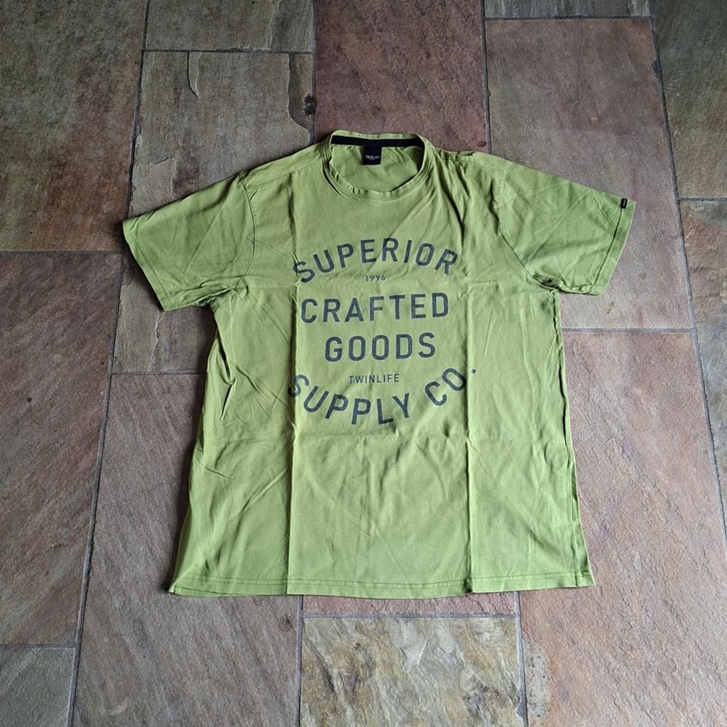 Groen shirt - Twinlife - Maat XL, Kleding | Heren, T-shirts, Maat 56/58 (XL), Ophalen of Verzenden, Twinlife, Gedragen