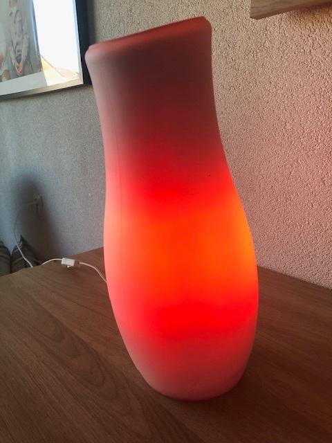 sfeerlamp, Huis en Inrichting, Lampen | Tafellampen, Ophalen, Gebruikt, Glas