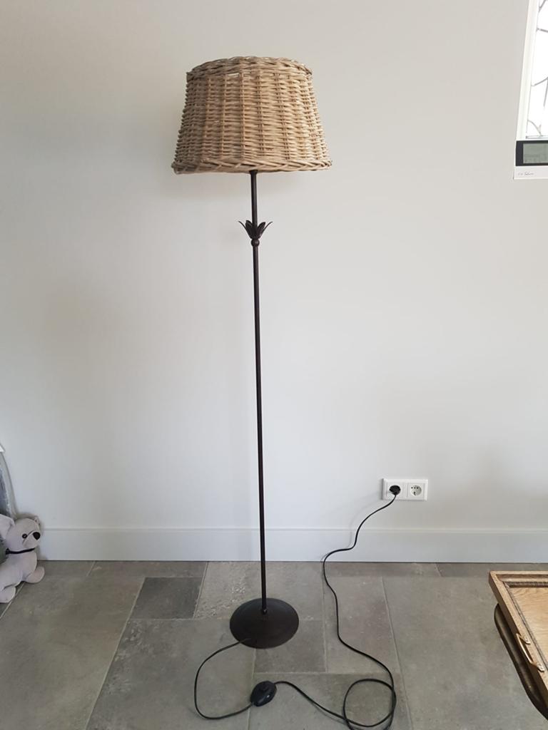 Mooie vloerlamp landelijke stijl, Ophalen, Gebruikt, Landelijk, Metaal