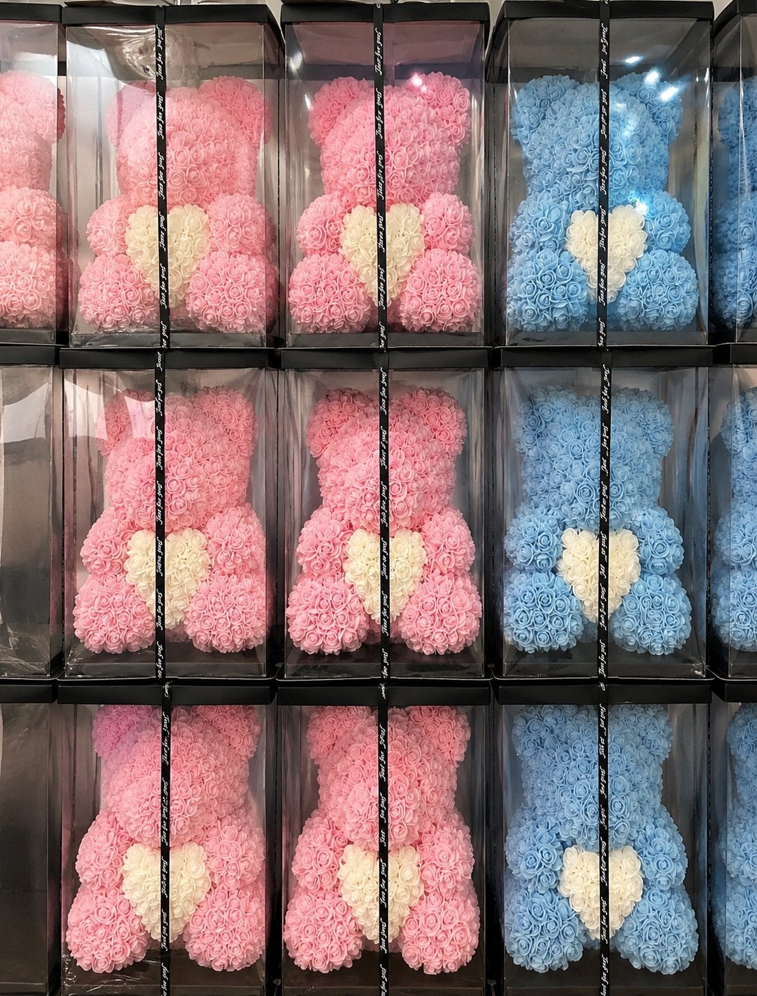 Rozenbeer 40 cm - Diverse kleuren - Laatste kans!, Kinderen en Baby's, Speelgoed | Knuffels en Pluche, Met doos, Beer, Nieuw, Ophalen of Verzenden