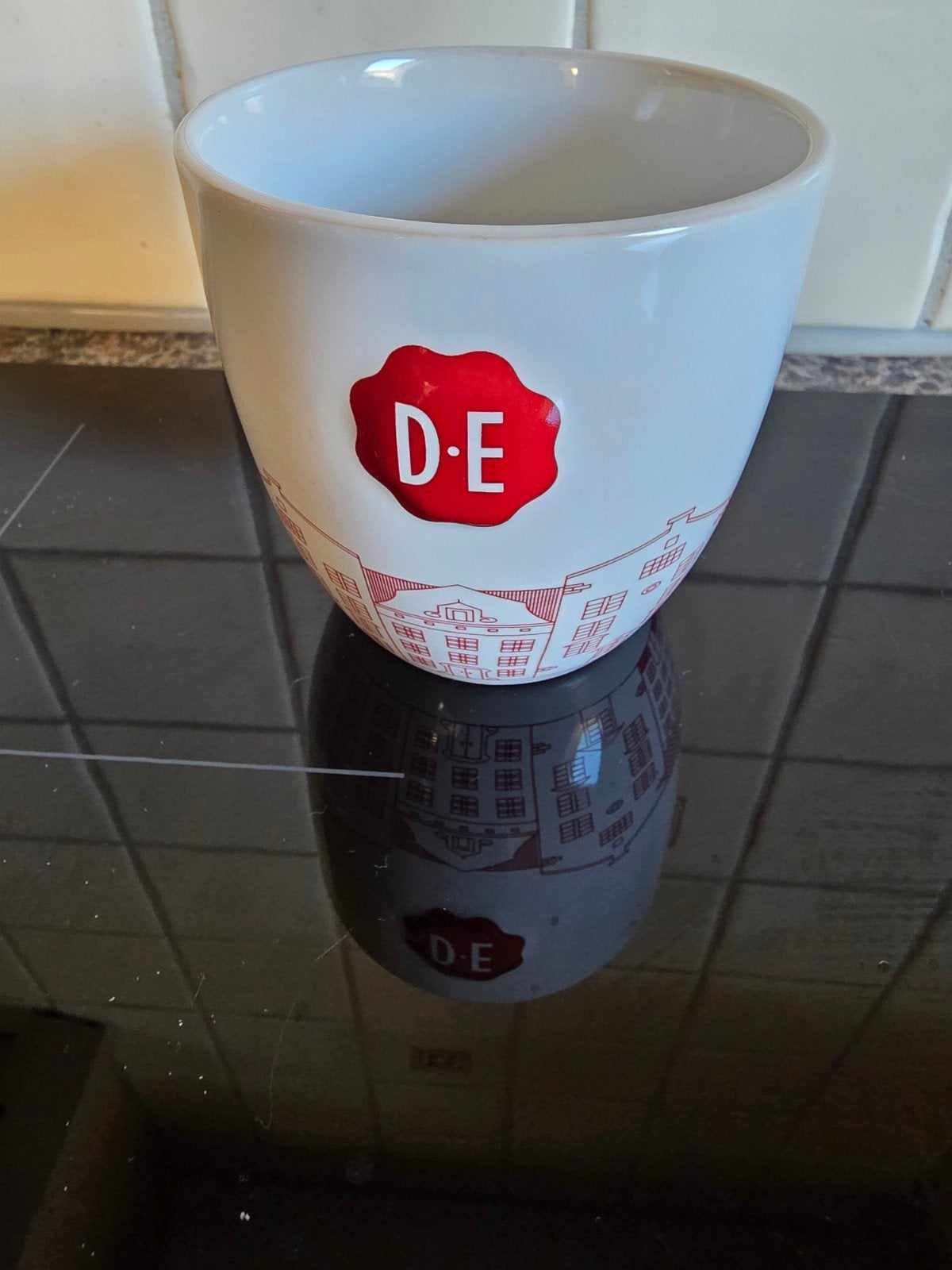 Douwe Egberts mok met grachtenpandjes, Ophalen of Verzenden