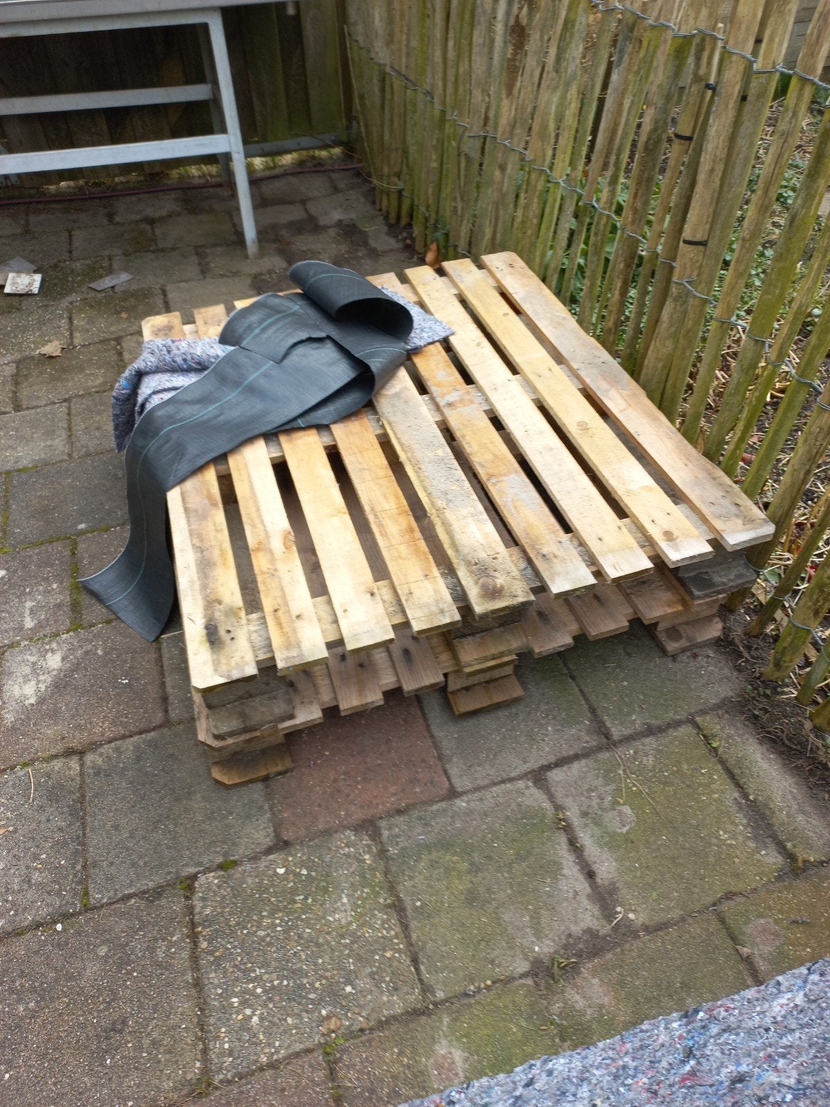 houten pallets gratis, Ophalen, Gebruikt, Pallet, Minder dan 200 cm
